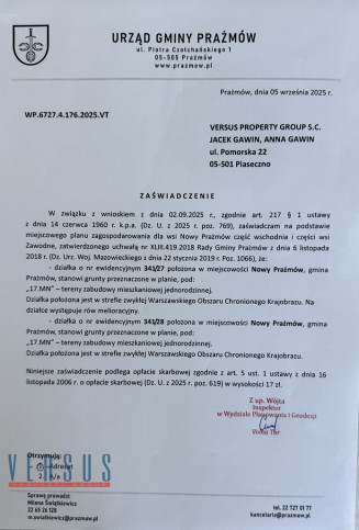 Działka Sprzedaż Nowy Prażmów 4